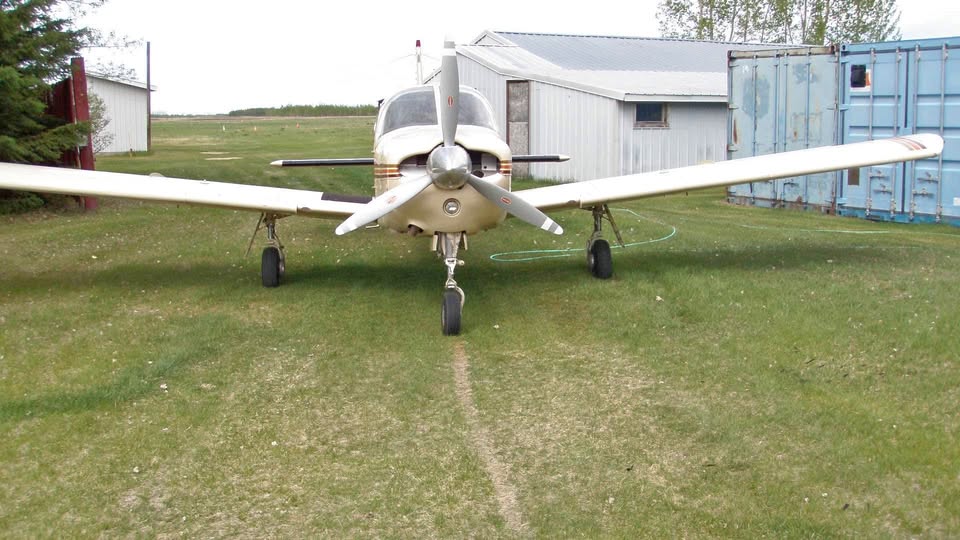Exterior view of a 1970 Piper PA-28R-200 for sale in SK