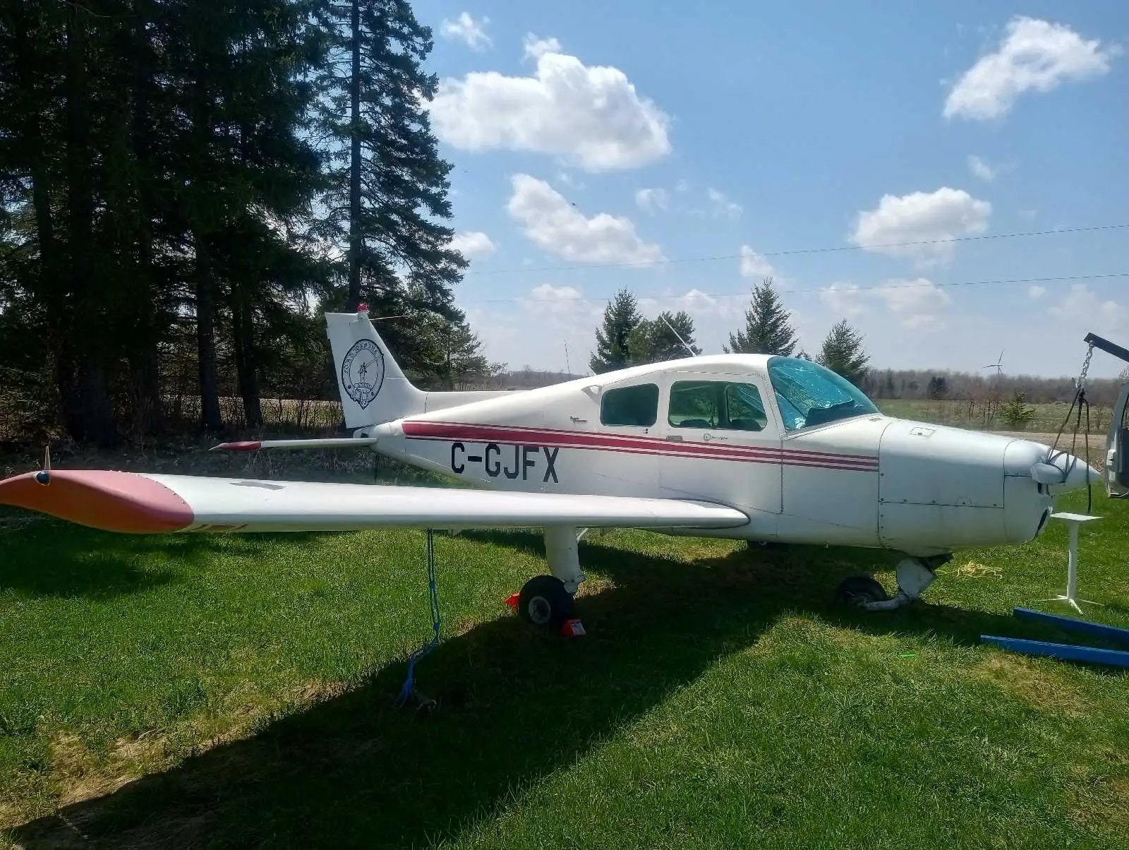 Exterior view of a 1966 Beech 19A for sale in ON