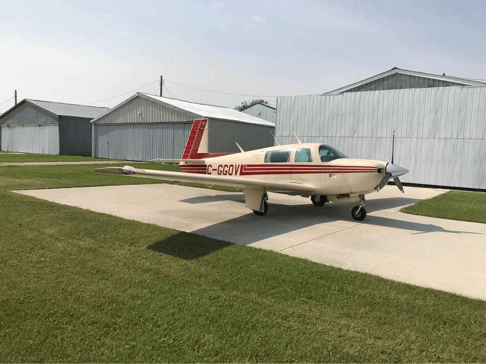 Exterior view of a 1983 Mooney M20J for sale in AB