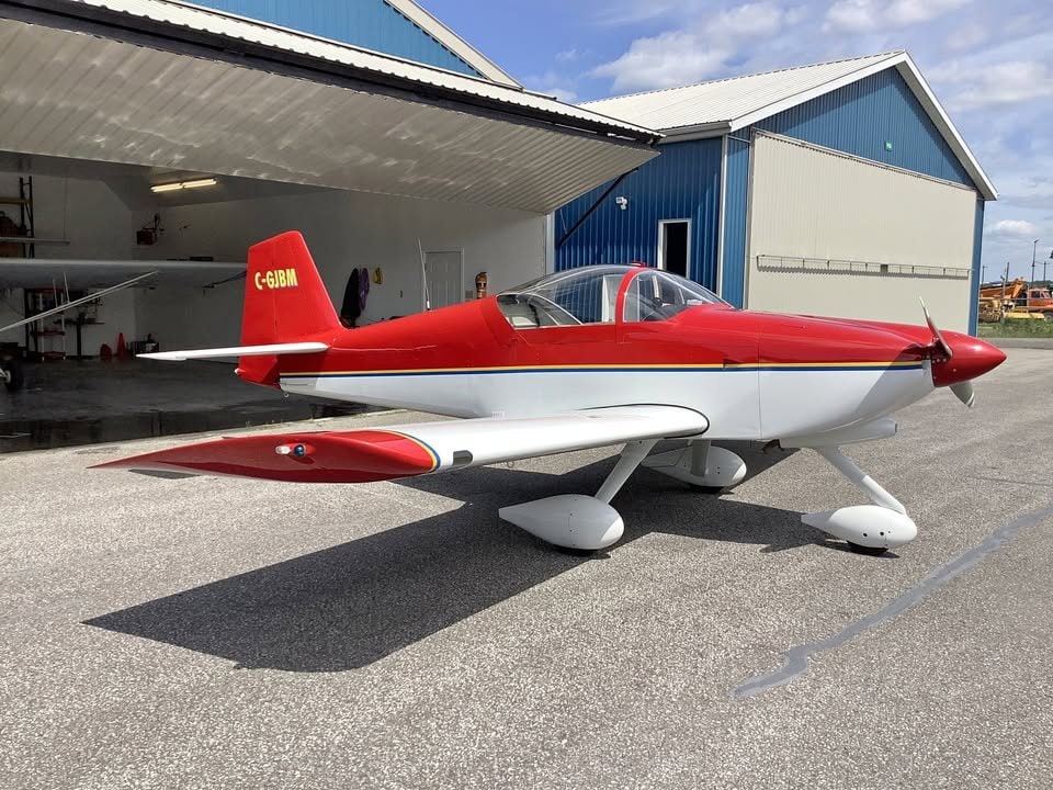 Exterior view of a 2001 Van'S VAN'S AIRCRAFT RV/6A for sale in ON
