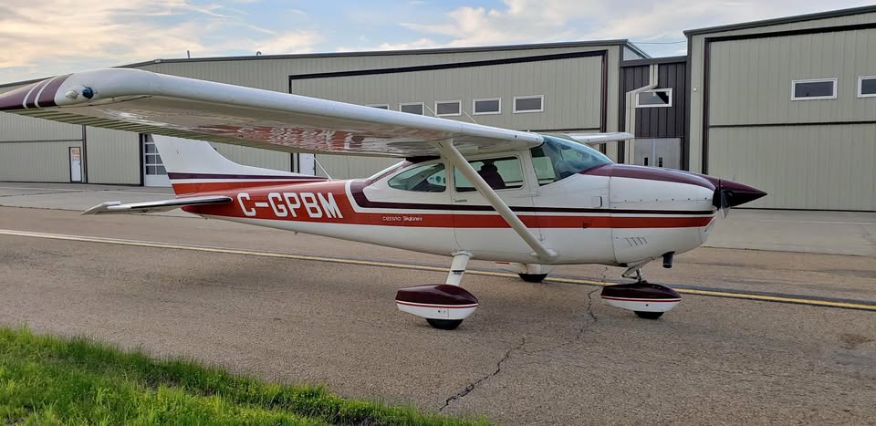 Exterior view of a 1976 Cessna 182P for sale in AB