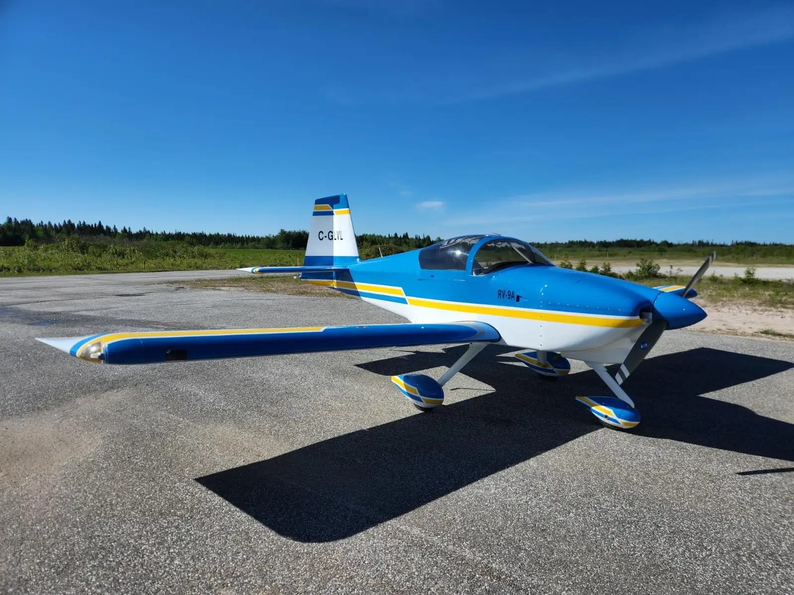 Exterior view of a 2010 Van'S RV-9A for sale in ON