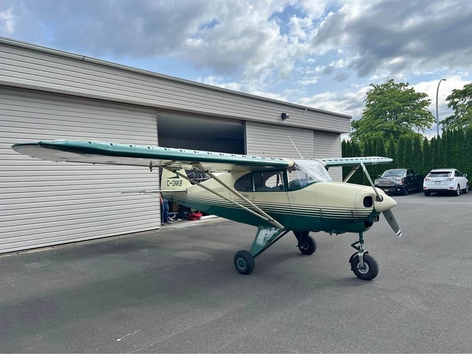 Exterior view of a 1954 Piper PA-22-135X for sale in BC