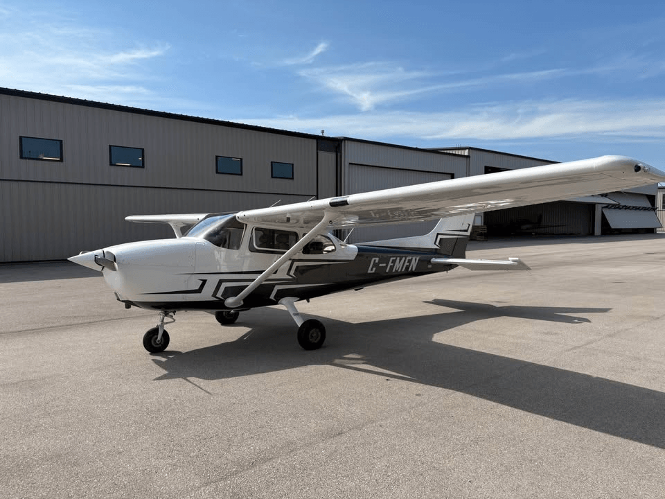 Exterior view of a 1999 Cessna 172R for sale in BC