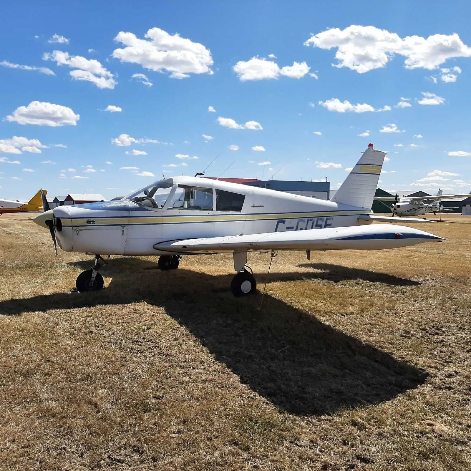 Exterior view of a 1969 Piper PA-28-140 for sale in AB