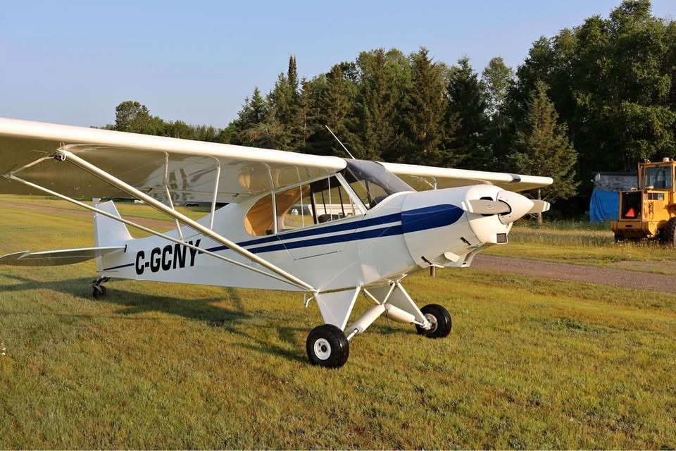 Exterior view of a 1956 Piper PA-18A-150 for sale in ON