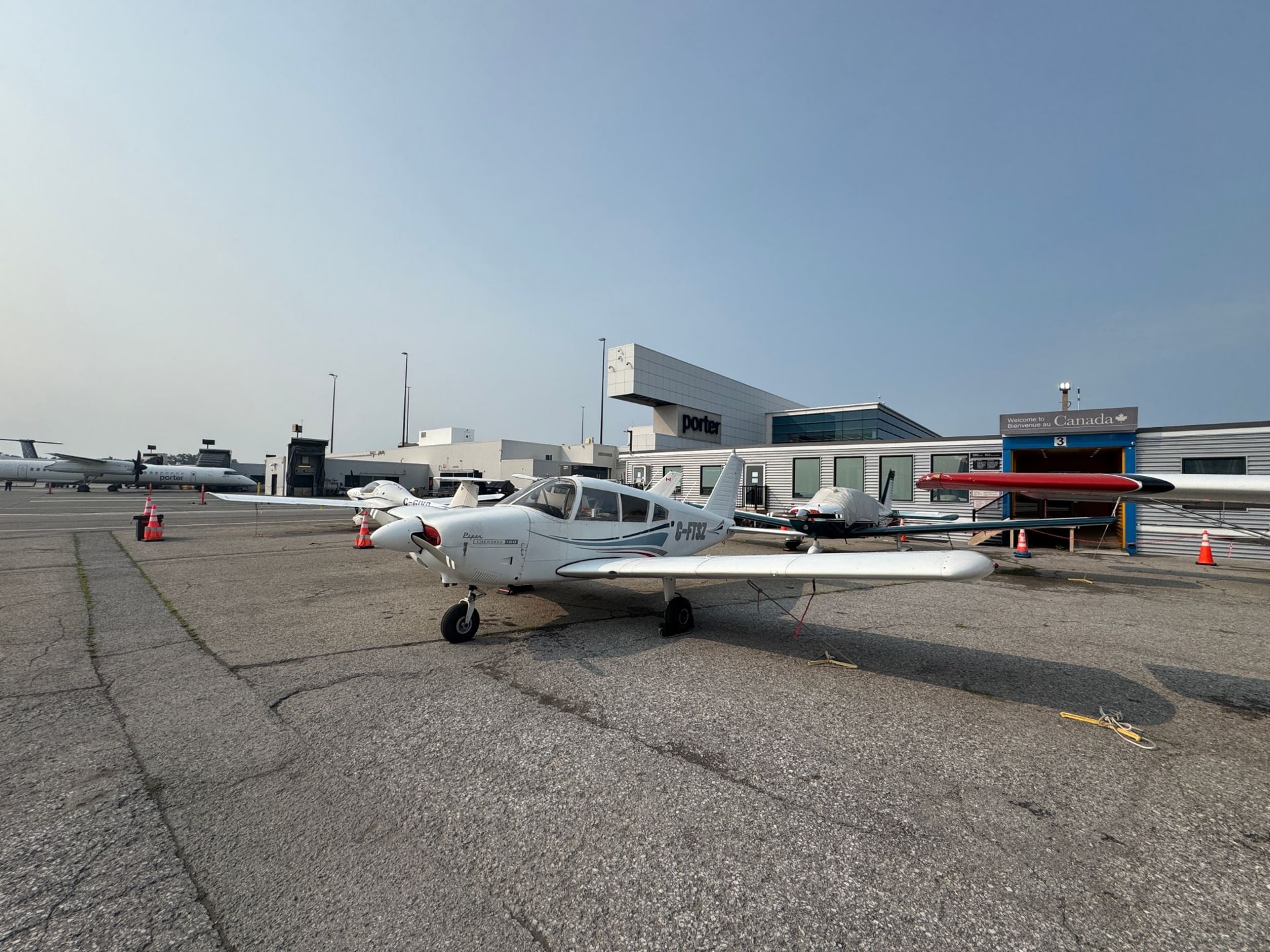 Exterior view of a 1969 Piper PA-28-180 for sale in ON